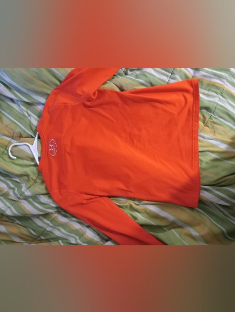 LG Bright Orange Kids Long Sleeve Tee